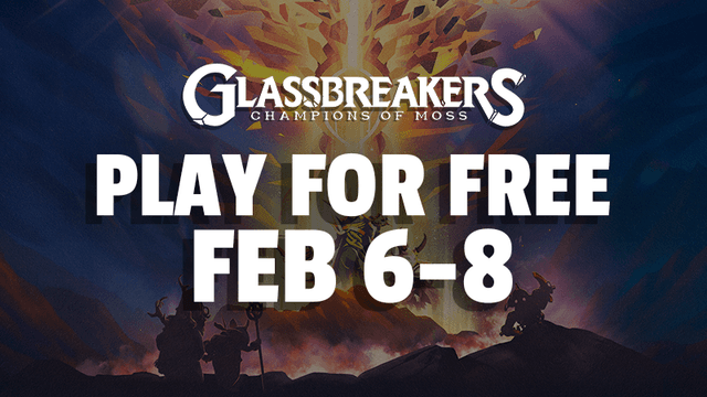 Glassbreakers: Champions of Moss - Glassbreakers - Free Weekend February 5 - 8th! - Steam News - Featured Image