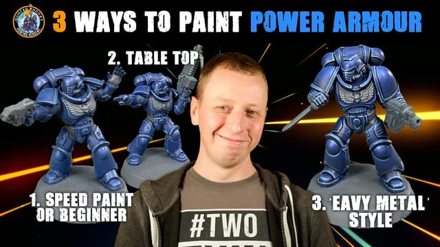 3 Ways to paint Warhammer 40,000 Space Marine Power Armour | Duncan Rhodes - Featured Image