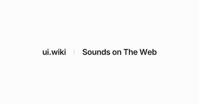 Sounds on The Web - Featured Image