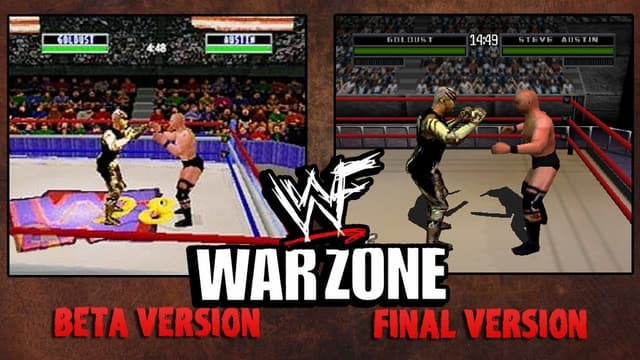 WWF War Zone - Beta vs. Final Comparison - Featured Image