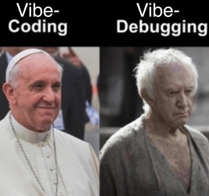 Vibe coding feels peaceful.
Vibe debugging ages you in real time.

Which mode are you stuck in today?