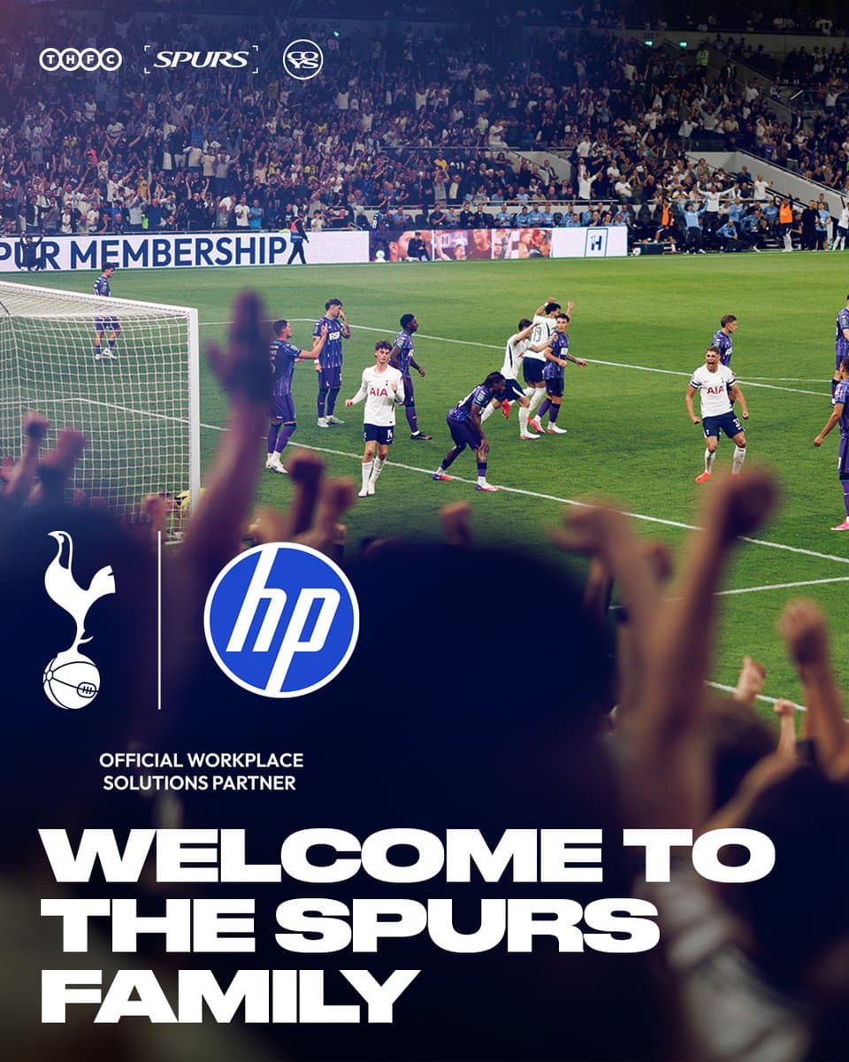 Tottenham Hotspur Partners with HP for Three-Year Workplace Tech Deal