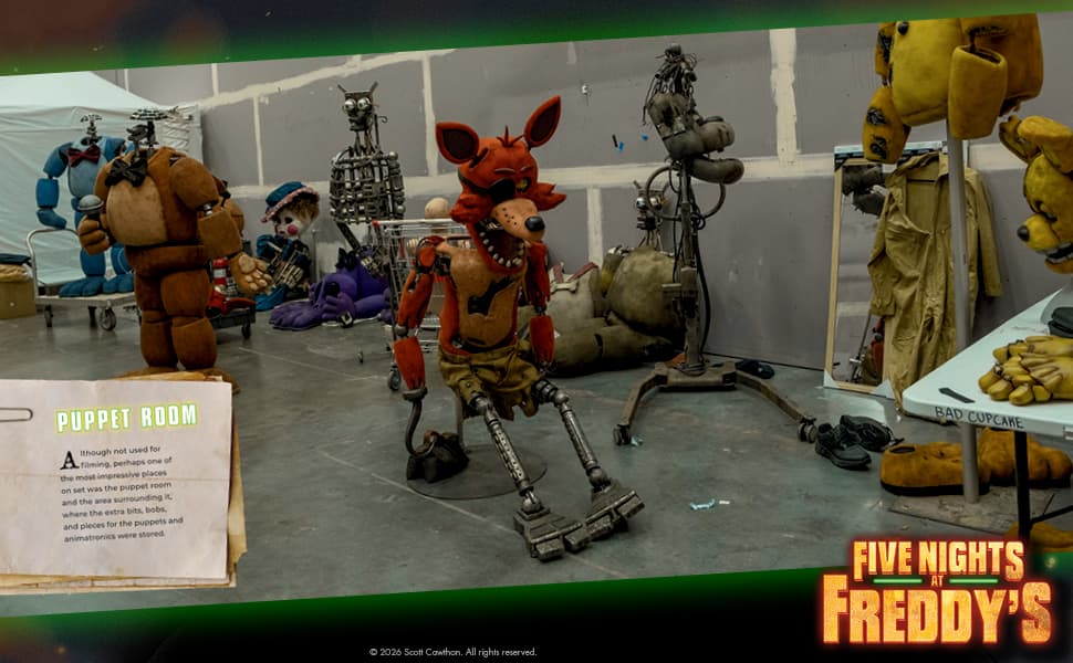 FNAF Fans Get Movie Book Peek and Racing Game Update