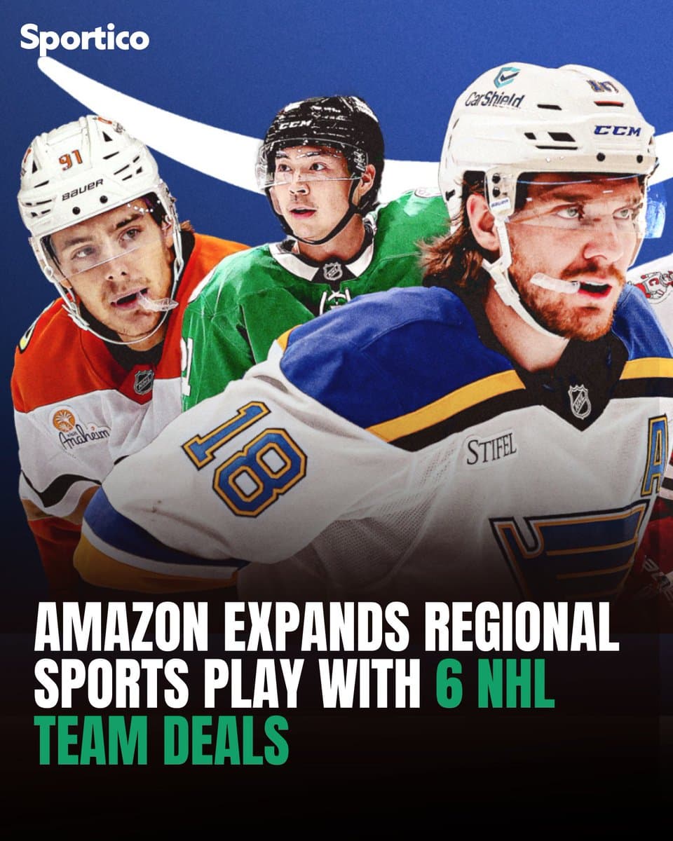 Prime Video Lands Exclusive Streaming for Six NHL Teams Starting 2026-27