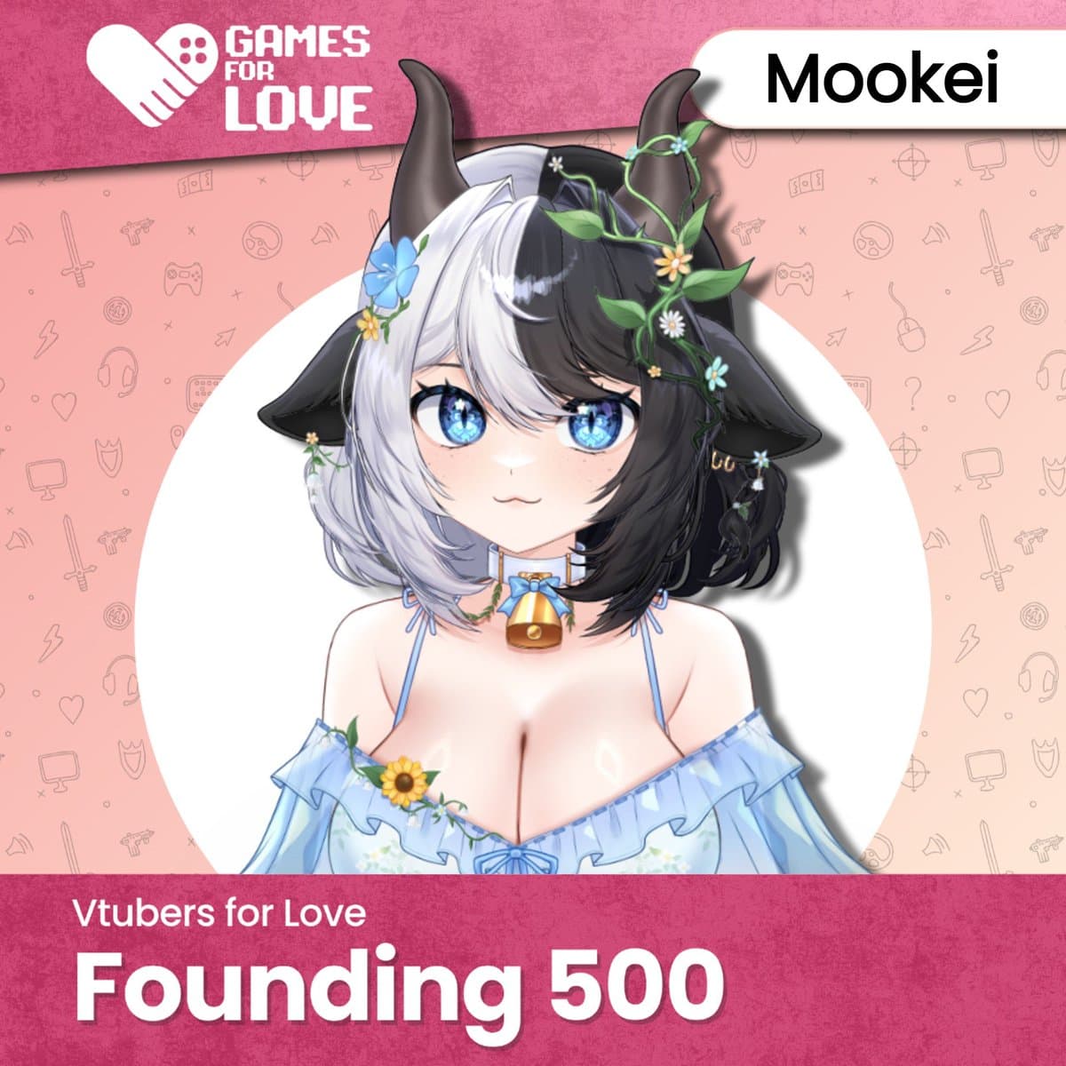 VTubers Join Founding 500 to Support Games For Love Charity