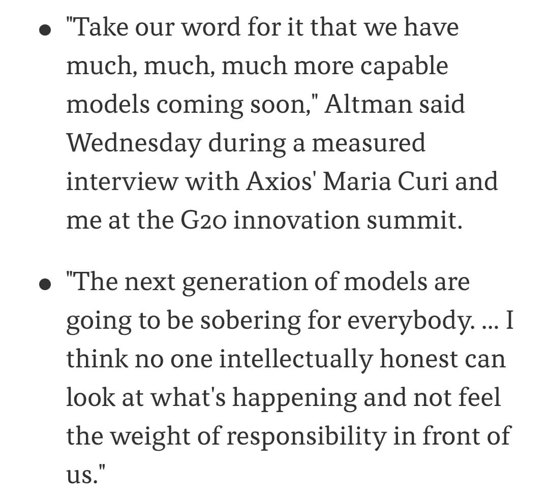 Sam Altman: AI as Essential as Electricity for Nations