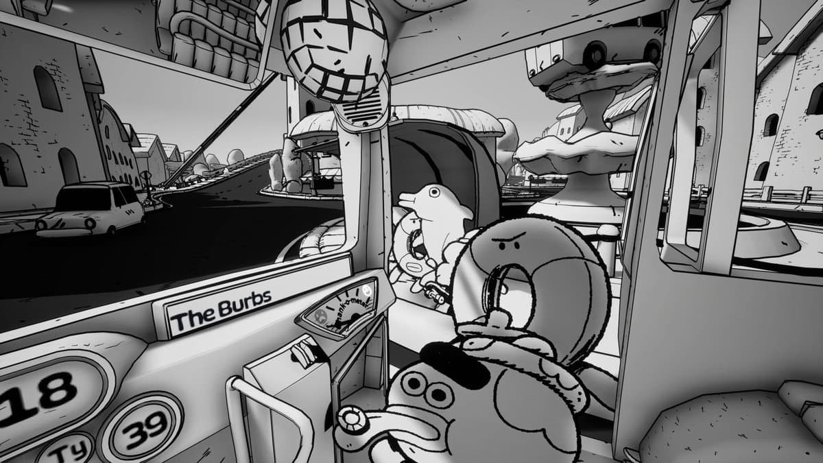 Double Fine Unveils Chaotic Bus Driver Game Thank You Bus Driver