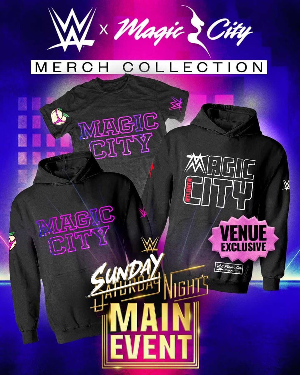 WWE Teams with Atlanta's Magic City for Main Event Merch
