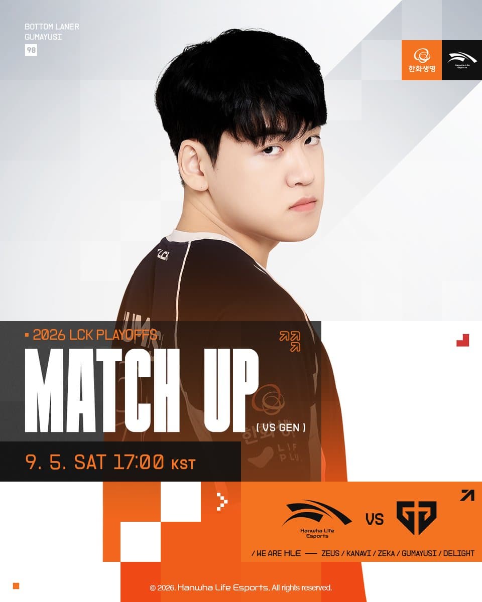 HLE and Gen.G Split Explosive LCK Playoffs Series 1-1