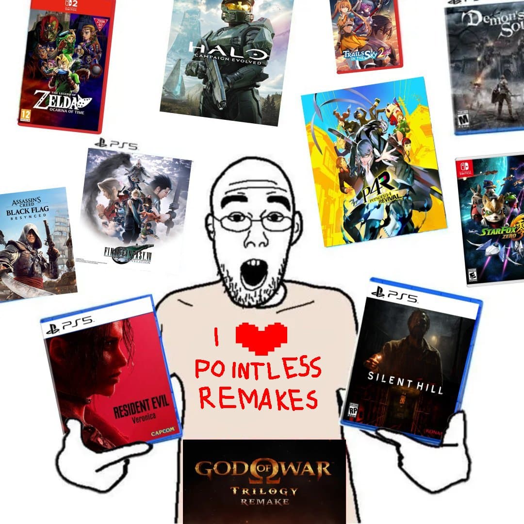 Sarcastic Post Mocks Gaming Remake Complaints as Attention Grabs