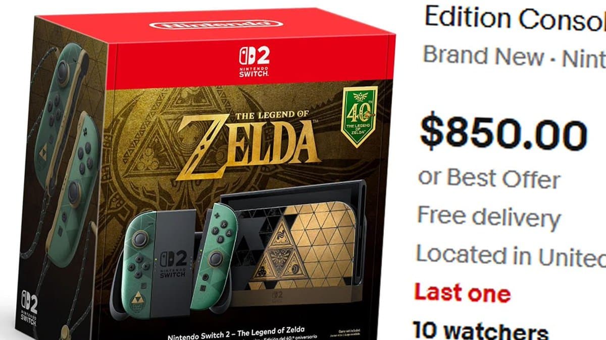 Zelda 40th Anniversary Switch 2 Preorders Sell Out in Minutes