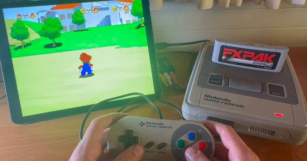 Someone got Super Mario 64 running on the SNES using the Super FX chip