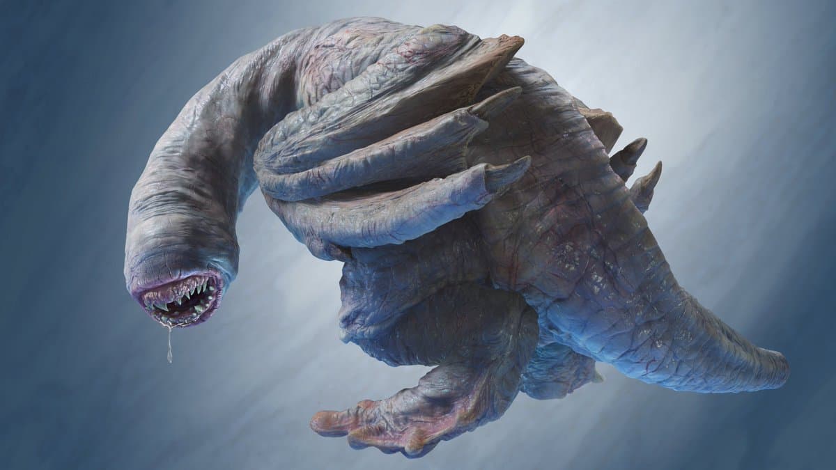 Khezu monster artwork from Monster Hunter Wilds: Ascendance.