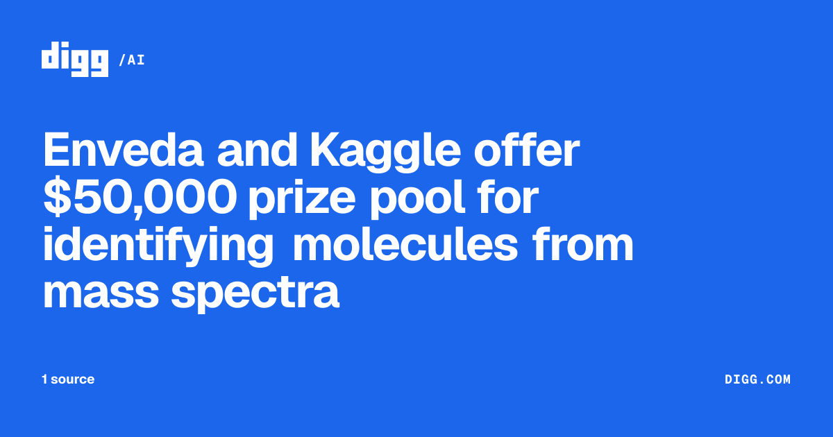Enveda and Kaggle offer $50,000 prize pool for identifying molecules ...