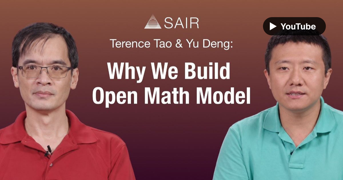 Terence Tao and Yu Deng discuss understanding and credit in machine ...
