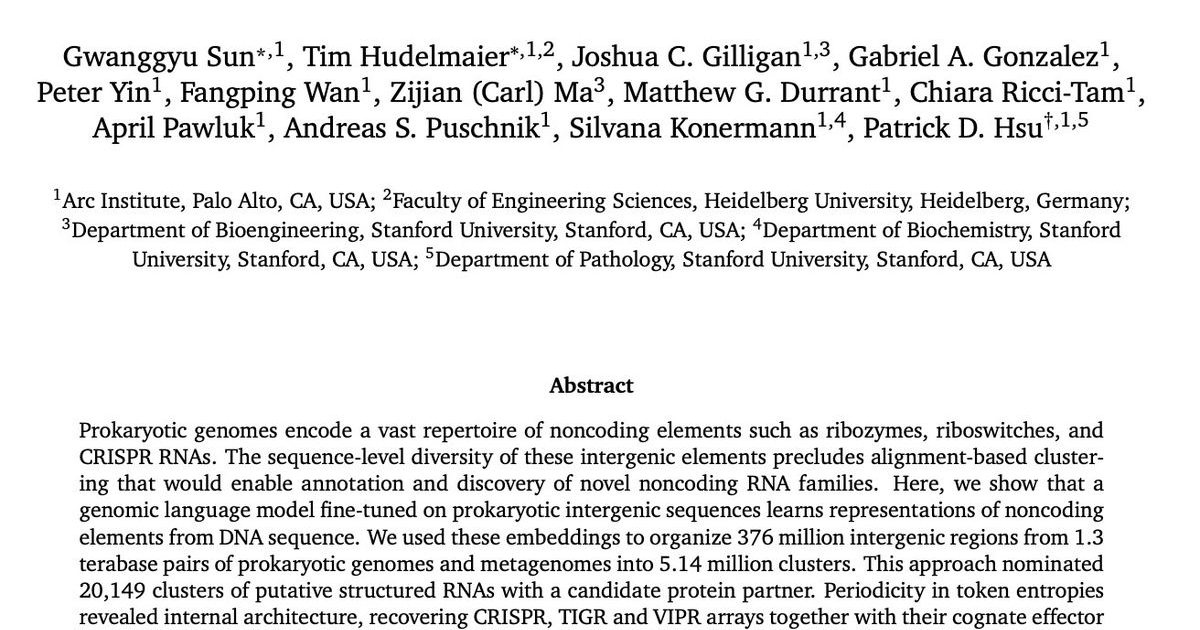 COMPASS preprint introduces an atlas of 376 million intergenic DNA ...