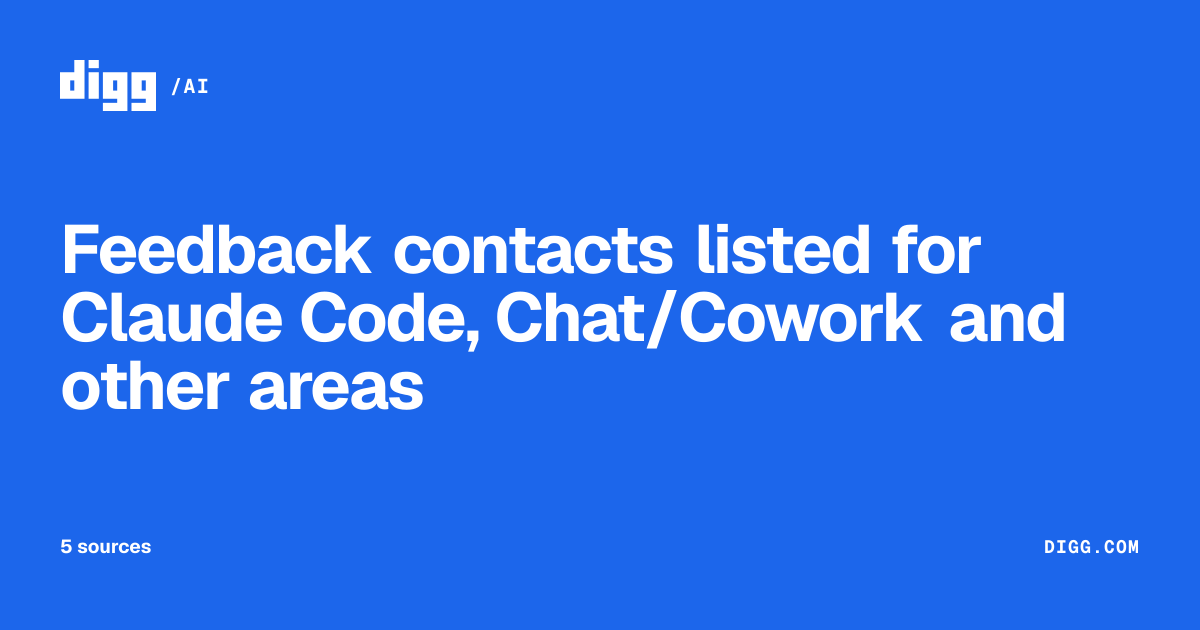 Feedback contacts listed for Claude Code, Chat/Cowork and other areas ...