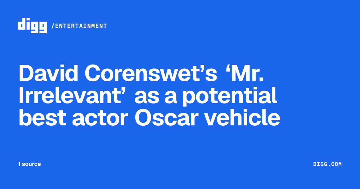 David Corenswet’s ‘Mr. Irrelevant’ as a potential best actor Oscar ...