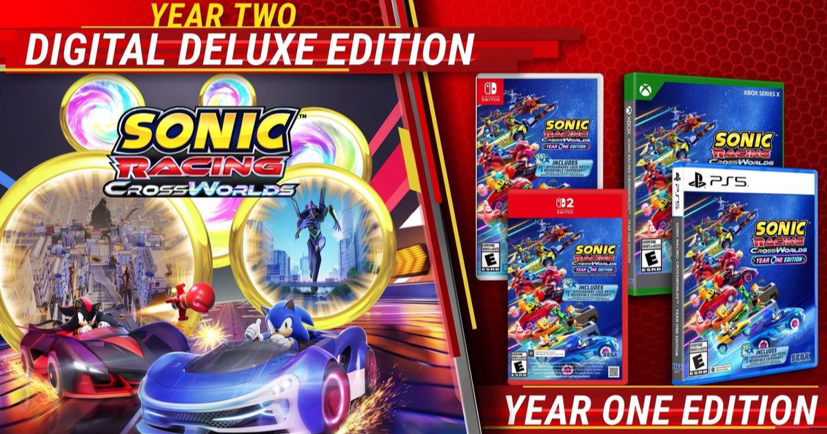 Sonic Racing: CrossWorlds is reportedly getting a new physical edition ...