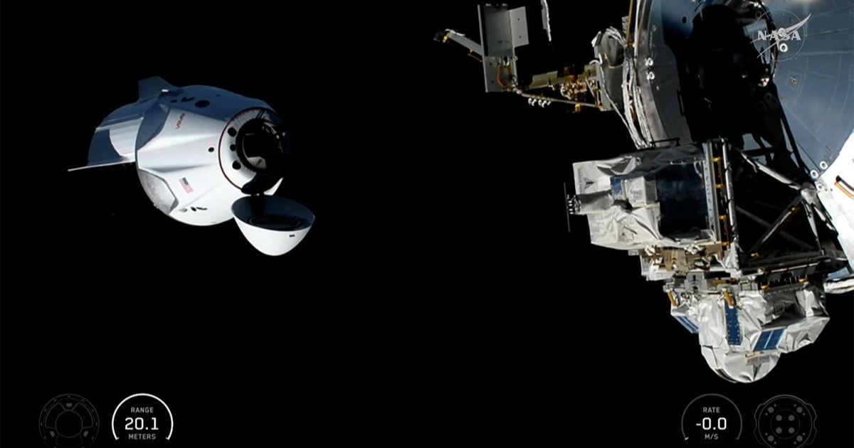 SpaceX’s Crew-13 Dragon docks at ISS in a reportedly record-breaking ...