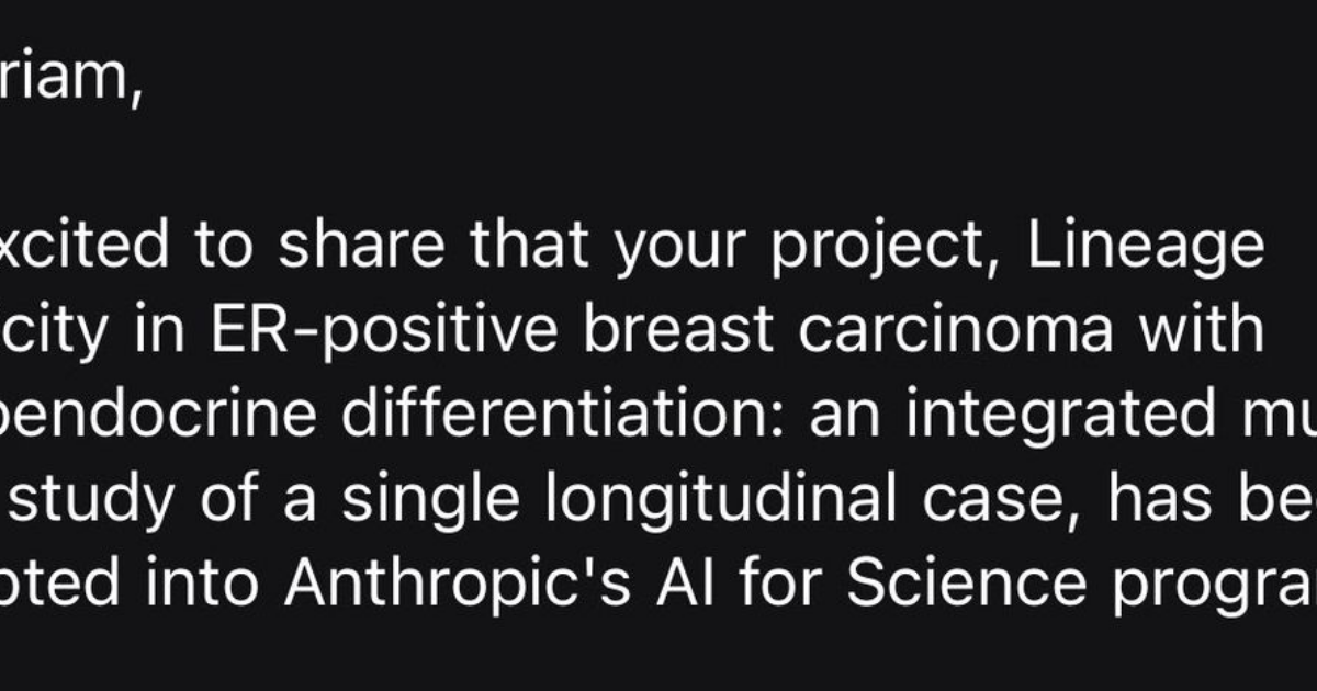Anthropic's AI for Science reportedly accepts a project and provides ...