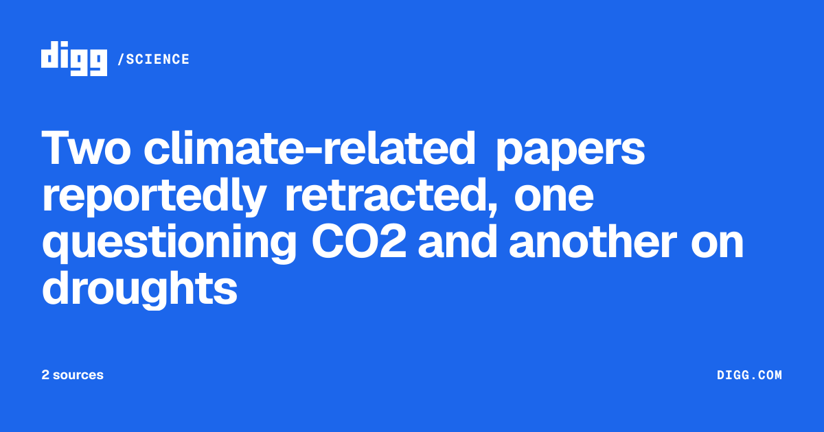 Major Nature Climate Study Retracted for Calculation Errors · Digg