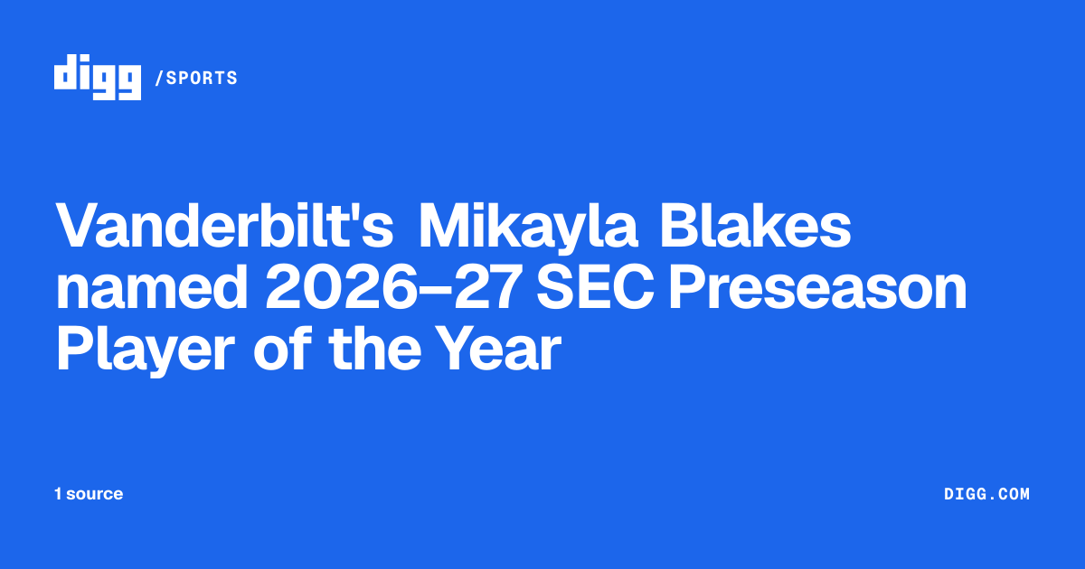 Vanderbilt's Mikayla Blakes named 2026–27 SEC Preseason Player of the ...