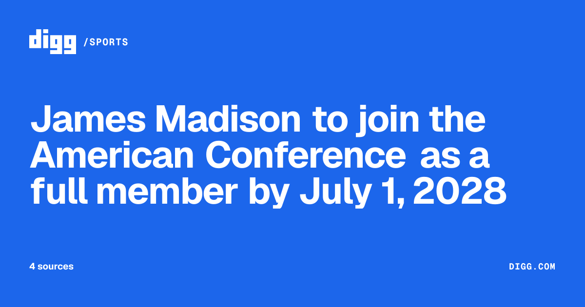 James Madison to join the American Conference as a full member by July ...