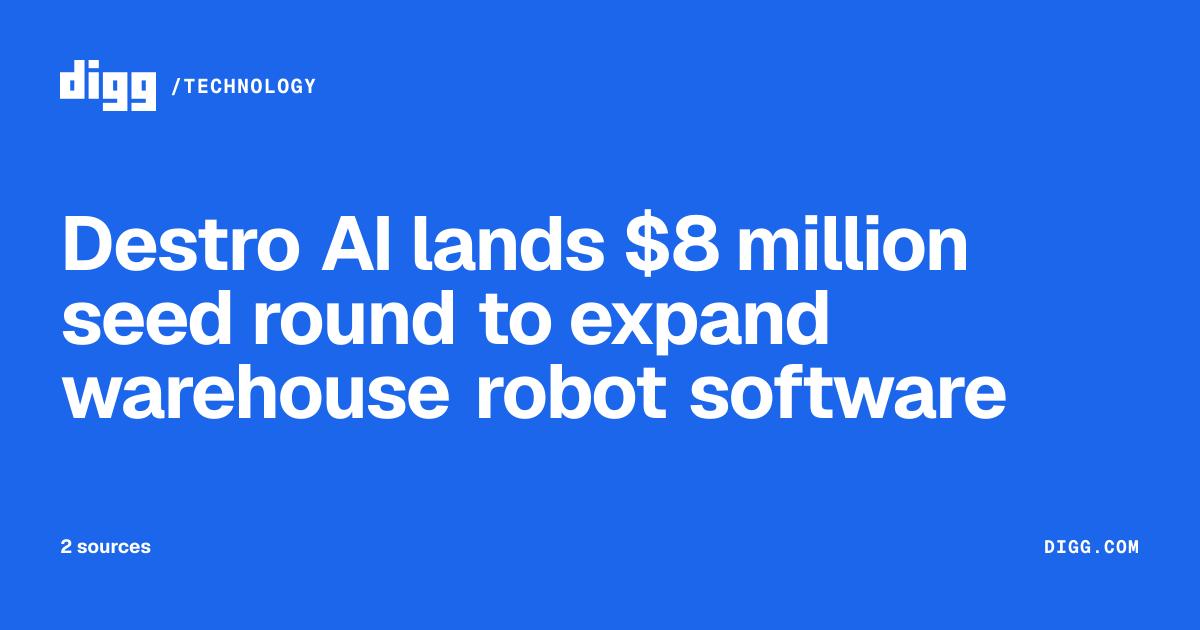 Destro AI lands $8 million seed round to expand warehouse robot ...