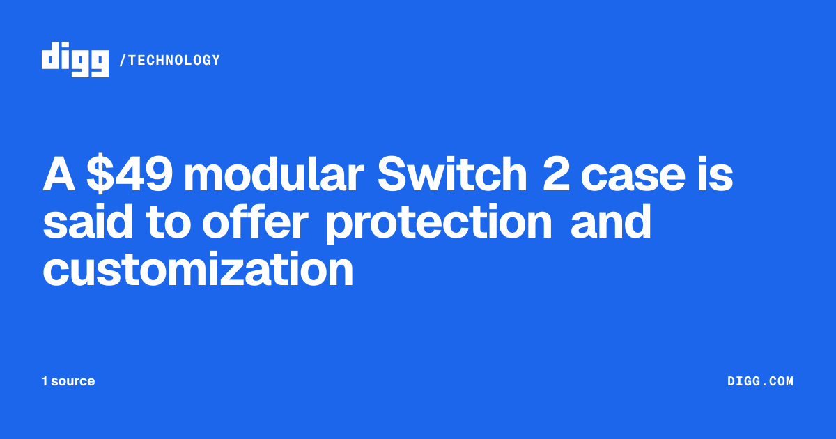 A $49 modular Switch 2 case is said to offer protection and ...