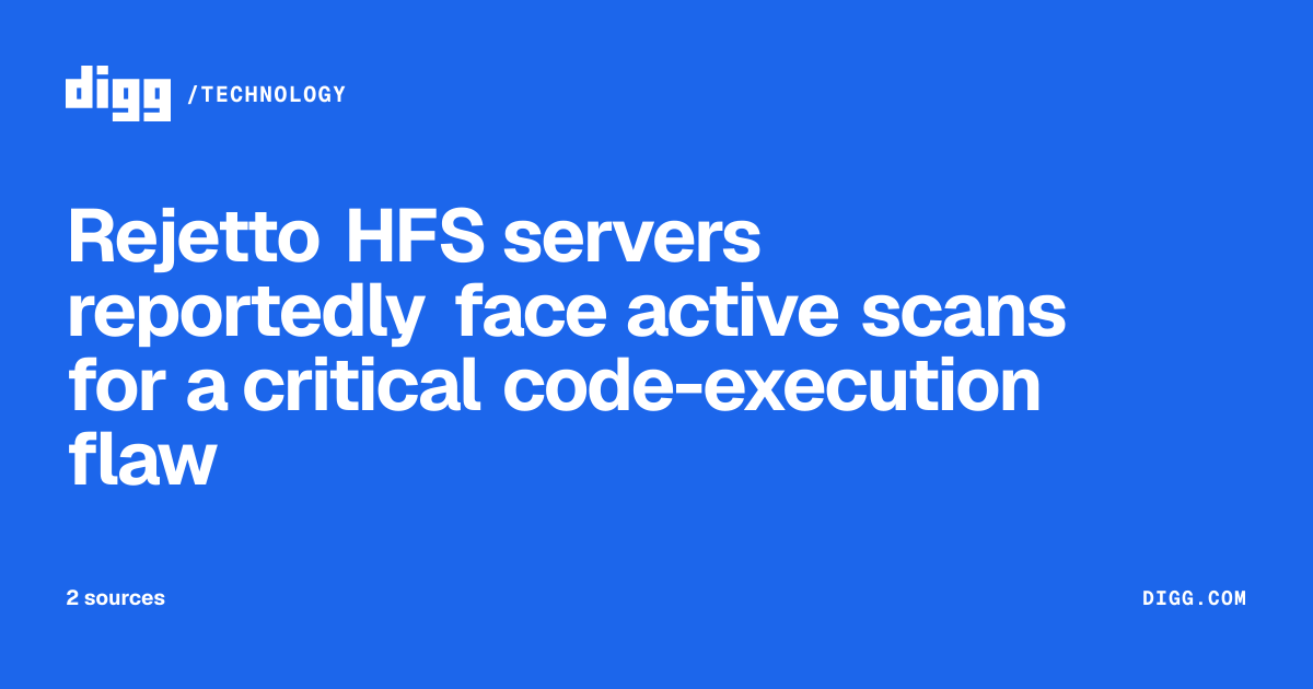 Rejetto HFS servers reportedly face active scans for a critical code ...