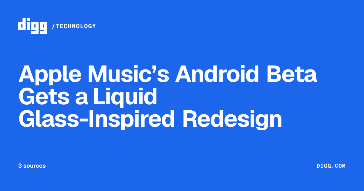 Apple Music 7.0 beta brings Liquid Glass-inspired redesign to Android ...