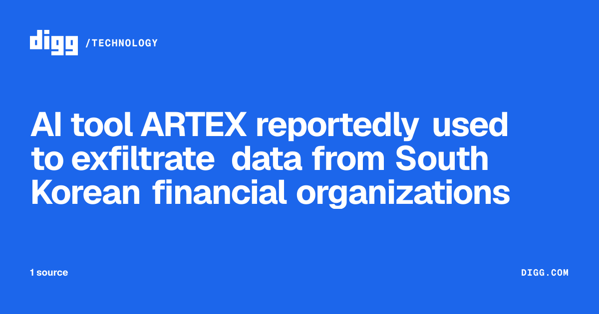 AI tool ARTEX reportedly used to exfiltrate data from South Korean ...