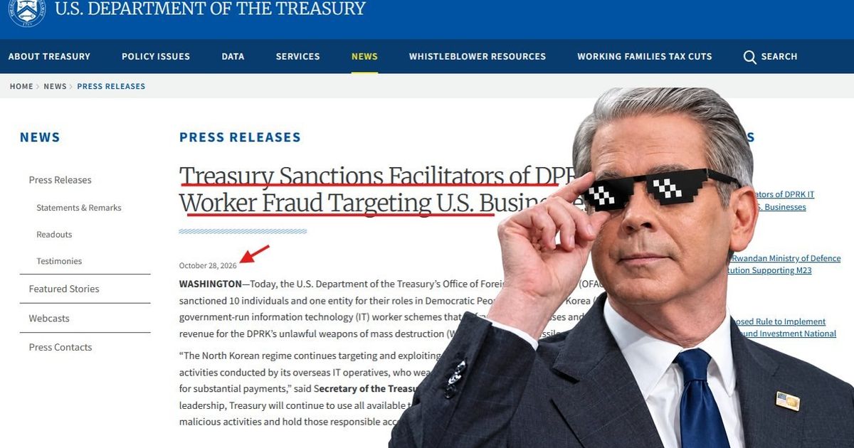 Treasury sanctions eight North Koreans and two Russians over alleged IT ...